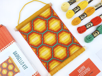 Oh Sew Bootiful Honeycomb Wall Hanging Bargello Kit