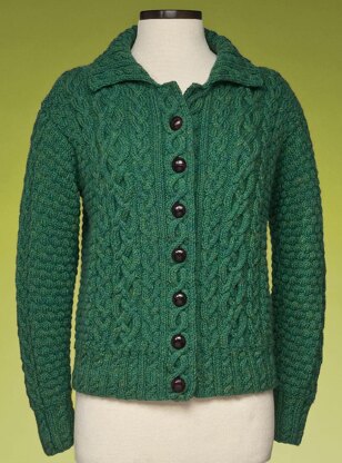 Cabled Cardigan #173 Knitting pattern by Sue McCain | Knitting Patterns ...