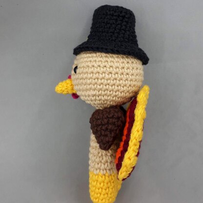 Thanksgiving turkey amigurumi