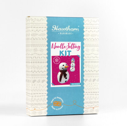 Hawthorn Handmade Snowmen Needle Felting Kit