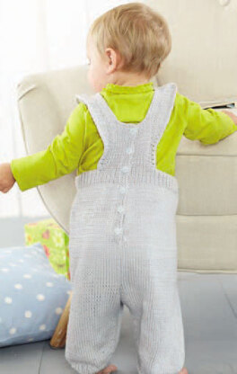 Pinafore Dress & Dungarees in Sirdar Snuggly Baby Bamboo DK - 4888 - Downloadable PDF