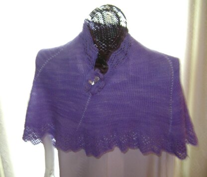 LACY LAVENDER CAPELET