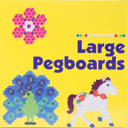Perler Large Basic Shapes Pegboard Assortment 18 Pieces - Square/Circle/Hexagon
