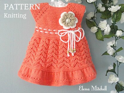 Knitting Pattern Baby Dress