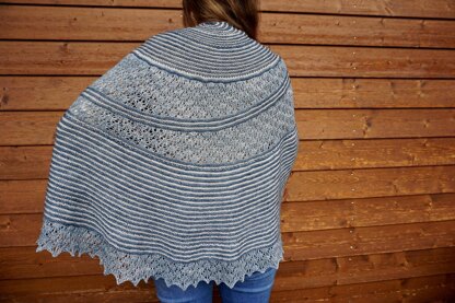 Clouds in the Sky Shawl
