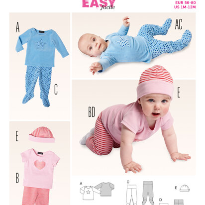 Burda Style B9423 Baby Sewing Pattern