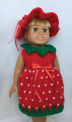 It's "Berry Cute" - Knitting Patterns fit American Girl and other 18-Inch Dolls - Immediate Download - PDF