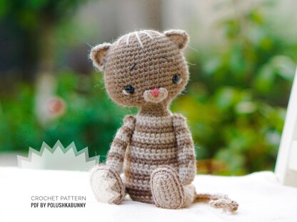 Crochet Pattern Amigurumi Little Kitty toy