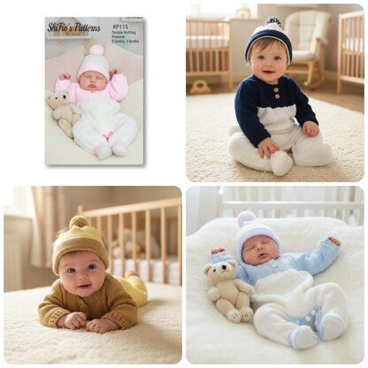 All In One Too Pram Knitting Pattern #115