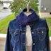 Navy Infinity Scarf