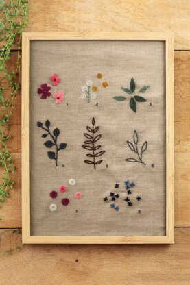 DMC The Botanist’s Cabinet Cross Stitch and Embroidery Pattern Book