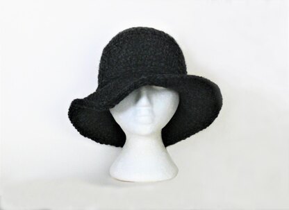 Winter Wide Brim Hat # 88