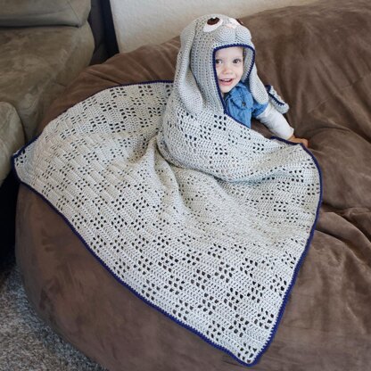 Hooded Bunny Blanket Pattern