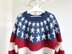 US Flag Icelandic Lopapeysa Sweater