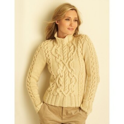 Cable Sweaters in Bernat Super Value