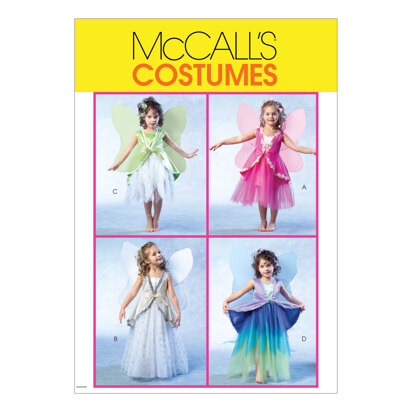 McCall's Children's/Girls' Fairy Costumes M4887 - Sewing Pattern