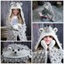 Hooded Woodland Hedgehog Blanket