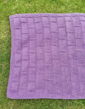 Aran Building Blocks Blanket