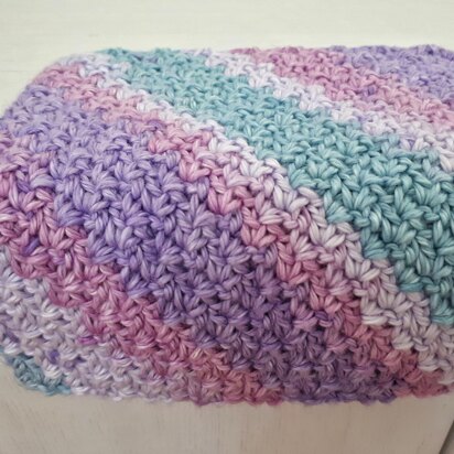 C2C Wattle Stitch Washcloth