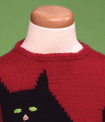 Child's Kitty Cat Pullover #506