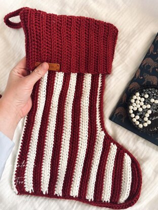 Swirly Christmas Stocking
