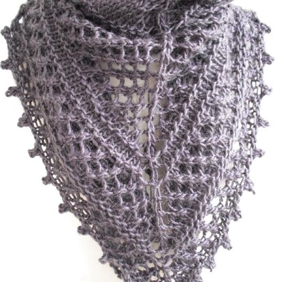 Bilberry shawl