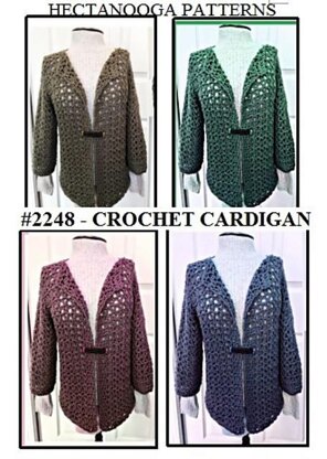 #2248-2-3XL Vstitch cardigan