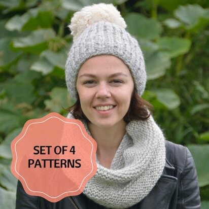 Set  Hat Patterns - knitting pattern