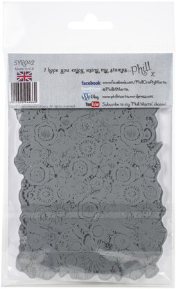 Creative Expressions Sentimentally Yours By Phill Martin A6 Rubber Stamp - Bohemian Background