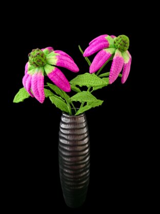 Crochet Echinacea/Cone flowers