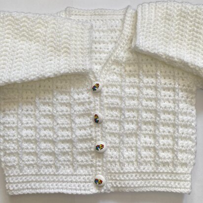 Easy crochet cardigan for boy or girl