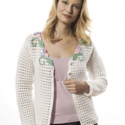 Camelia Cardigan in Caron Simply Soft - Downloadable PDF