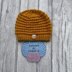 Amber Baby cardigan, hat s, booties & mitts Newborn 16 inch chest