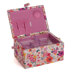Hobbygift Floral Garden Pink Medium Sewing Box