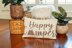 Happy Camper Knit Pillow Cover