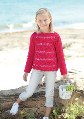 Woman's and Girls's Top in Sirdar Beachcomber Dk - 7284 - Downloadable PDF