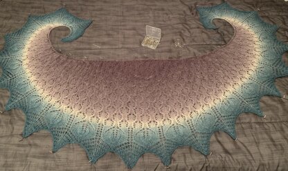 Trieste Crescent Shawl