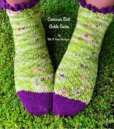 Corsican Mint Ankle Socks