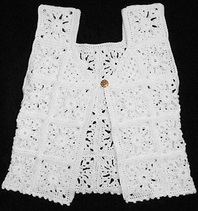 Snowflake Motif Vest