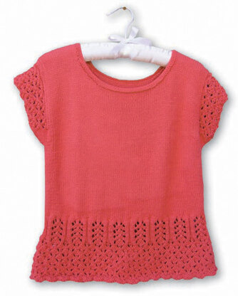 Bamboo Garden Top in Knit One Crochet Too Babyboo - 1528 - Downloadable PDF