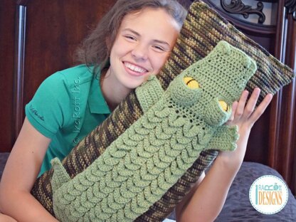 Snappy Simon the Crocodile Pillow