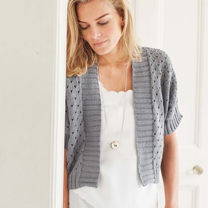 Lila Cardigan in Rowan Handknit Cotton - Downloadable PDF