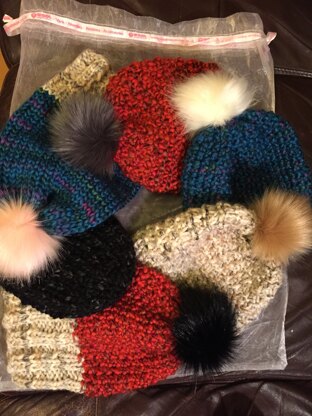 Chunky Christmas beanies