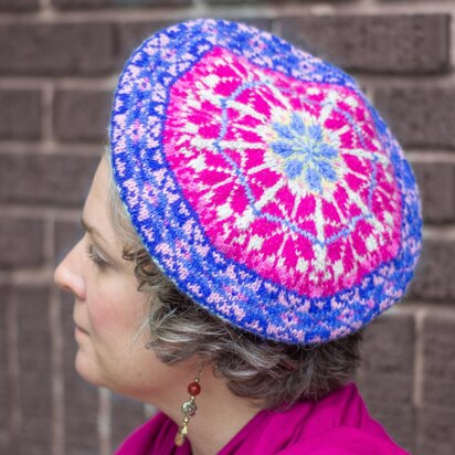 Star Flower Tam - knitting pattern