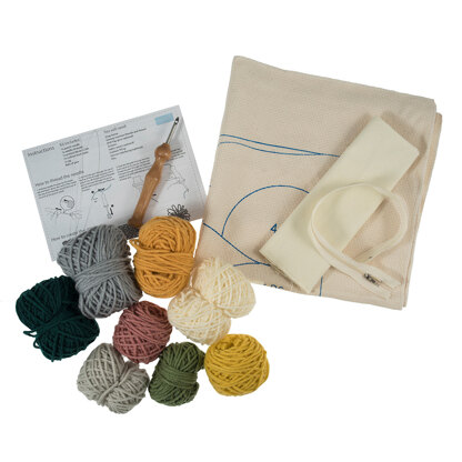 Trimits Sunset Punch Needle Kit - 36 x 36cm