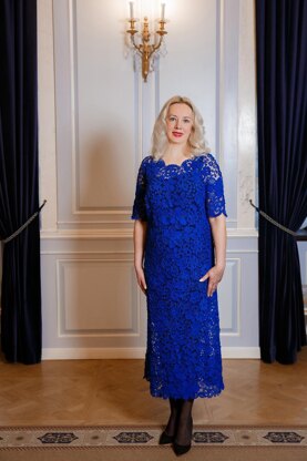 Blue Lace Dress