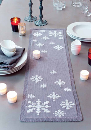 "First Fall Table Runner" - Accessory Knitting Pattern For Home in MillaMia Naturally Soft Merino