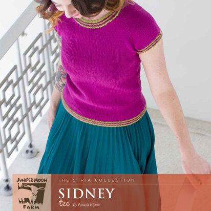 Sidney Tee in Juniper Moon Neve - J15-01 - Downloadable PDF