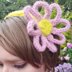 Daisy Head Band Knitting Pattern