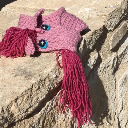 How to knit a Unicorn Scarf